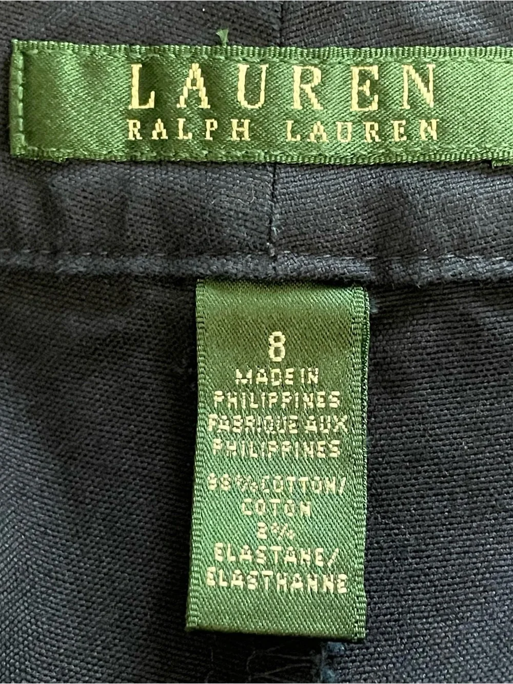 Lauren Ralph Lauren | Navy Straight Leg Chino Pants